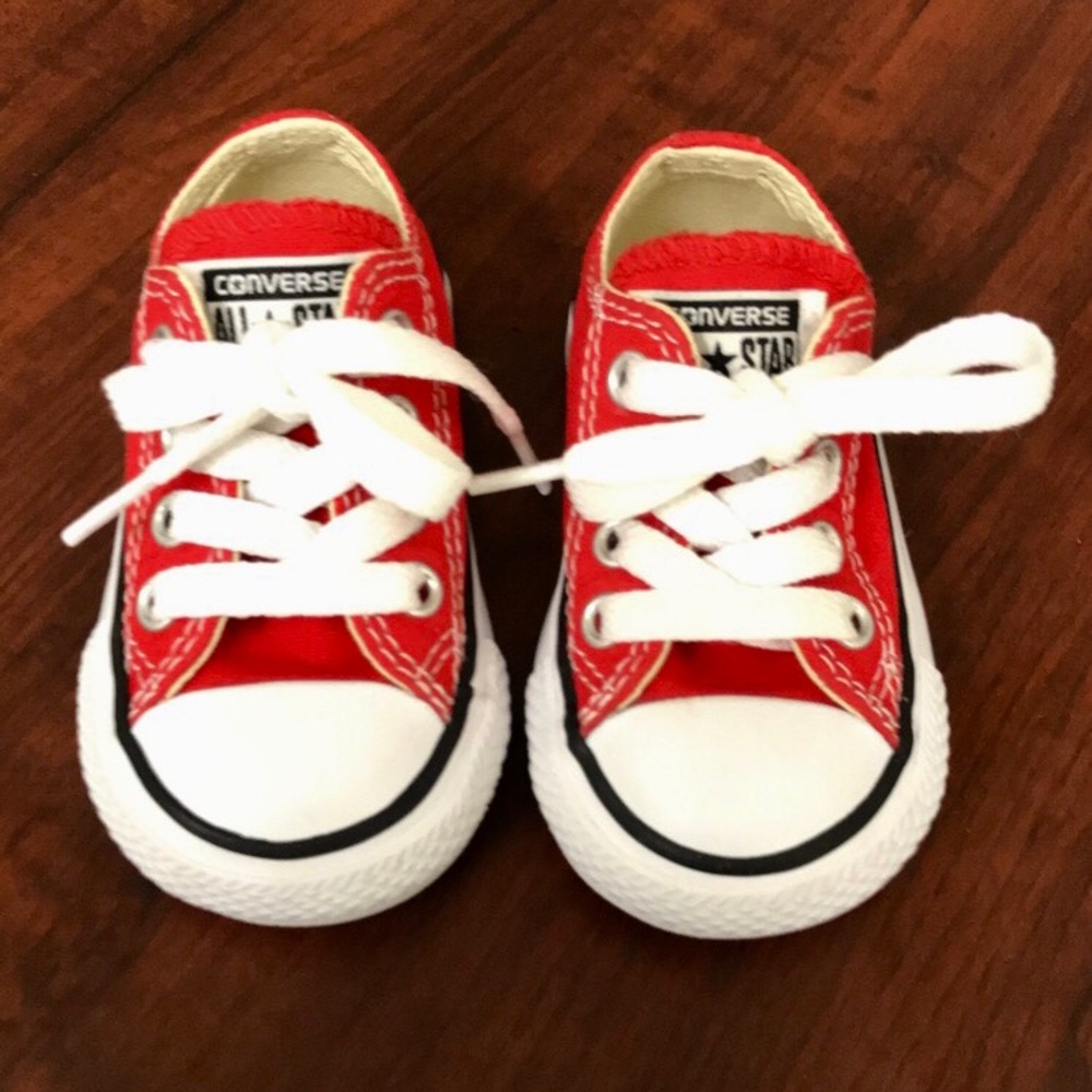 Converse (Red) Shoes - Infant size: 3